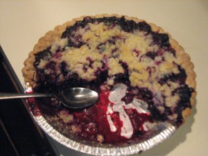 blueberry pie